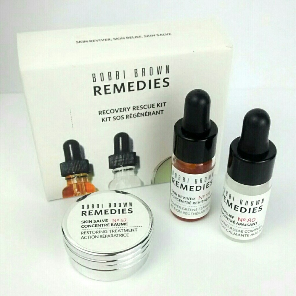 Bobbi Brown 3 pc Remedies Rescue Recovery Kit